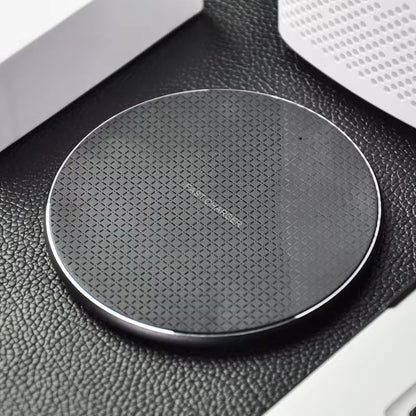 10W Qi-Certified Charging Pad, Black, Wireless Fast Charging, Compatible with Models of iPhone/Samsung/Android and More