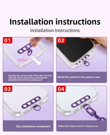 Phone Wrist Strap Lanyard Hand Wristlet with 360° Rotating Clip Stainless Steel Tether Buckle Finger Grip Strong Durable Anti-Tangle Universal for iPhone Camera Keychain Travel Stylish Pink - color: Stylish Pink