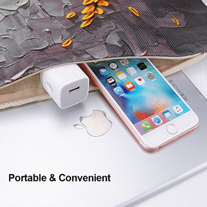 Single Port USB Charger,1A 5V Wall Plug USB Power Adapter 5 Pack for iPhone - color: 5-White