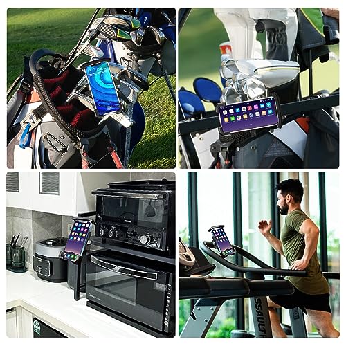 Roykaw Golf Cart Magnetic Phone Holder Mount Compatible with EZGO/Club Car/Yamaha, Compatible with iPhone/Galaxy/Google Pixel, Ultra Strength Magnet/360° Rotatable/One-Handed Pick & Place