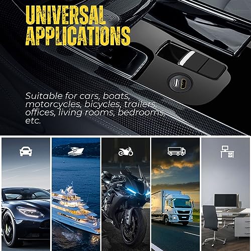 TNP USB HDMI Flush Mount Cable, Dash Panel Mount Extension for Car, 6 FT - size: 6 ft