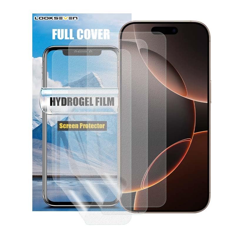 LOOKSEVEN 3 Pack Matte Soft Hydrogel Film For iPhone 13/13 Pro - size: iPhone 13 / 13 Pro
