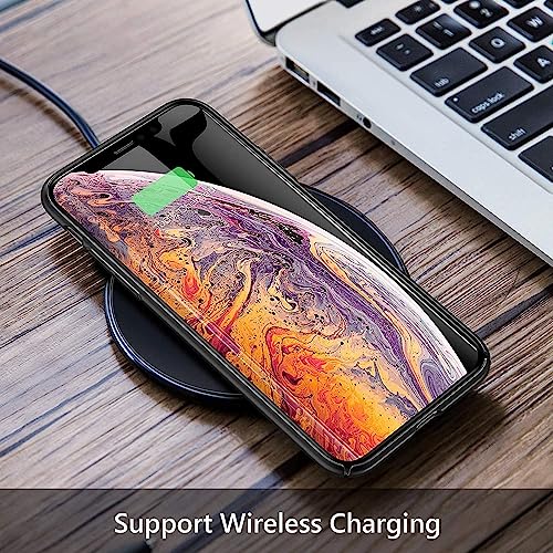 LRK Ultra Thin Black Case Compatible with iPhone Xs/iPhone X/iPhone 10, 5.8 inch : Slim, Soft and Flexible (NOT Hard) [Matte Finish] Protective Black Phone Cover for iPhone X/Xs - Matte Black - size: iPhone Xs/iPhone X