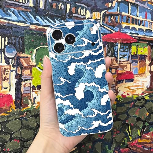Skin Wrap Compatible with 13/14/15/16/17 Pro Max (Blue, 17 Pro Max) - color: Blue, size: 17 Pro Max