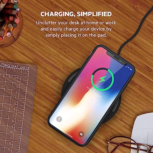 Battery Case for iPhone X/XS, Enhanced 10000mAh Portable Protective Wireless Charging Case Support Carplay Compatible with iPhone X/XS (5.8 inch) Rechargeable Extended Battery Charger Case (Black) - size: iPhone X/XS