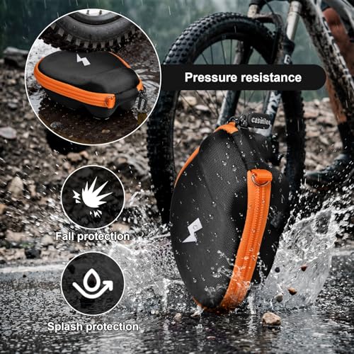 Headphones Case Compatible with SHOKZ OpenRun Pro 2/1/Mini, OpenRun Standard/Mini, OpenMove, OpenSwim Pro, OpenSwim, Open-Ear Bone Conduction Sport Headphones, Case Only - color: Black