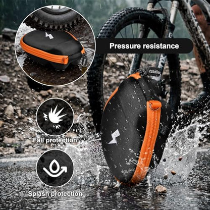 Headphones Case Compatible with SHOKZ OpenRun Pro 2/1/Mini, OpenRun Standard/Mini, OpenMove, OpenSwim Pro, OpenSwim, Open-Ear Bone Conduction Sport Headphones, Case Only - color: Black