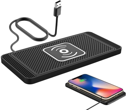 Wireless Charging Pad for Chevrolet Silverado Colorado Fast Charging Dock Non-Slip Silicone Mat Accessories Interior Upgrade