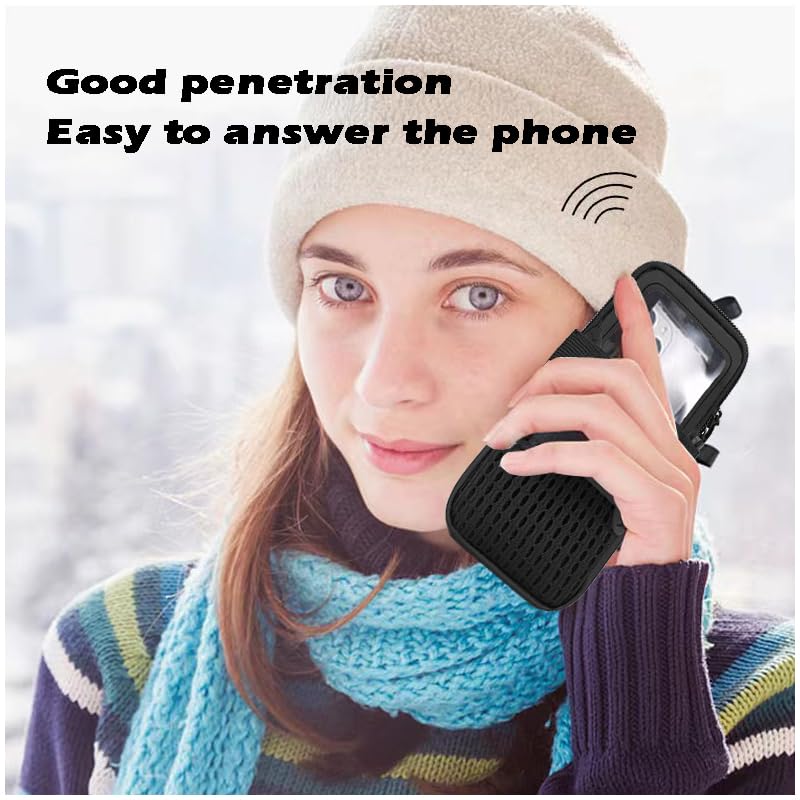 Phone Holder for Running, Walking, and Workout - Adjustable Arm Band Armband for iPhone and Cell Phones - Clear Crossbody Phone Pouch Purse with Strap for Women Men
