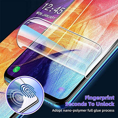 3 Pack Screen Protector Compatible for Samsung Galaxy S23 6.1 Inch, HD Clear Flexible Soft TPU Hydrogel Film for Samsung Galaxy S23 5G - Support Fingerprint Unlock, High Sensitivity - size: Samsung Galaxy S23