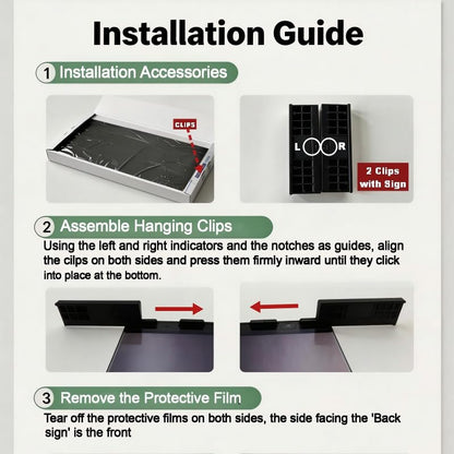 Removable Hanging 27" Monitor Blue Light Blocking Screen Protector