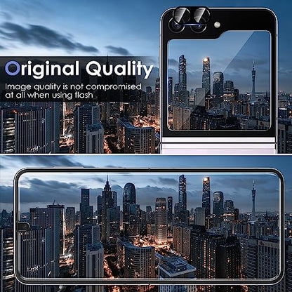 [2 Sets 6 Pack] for Samsung Galaxy Z Flip 5 Screen Protector - size: Z Flip 5
