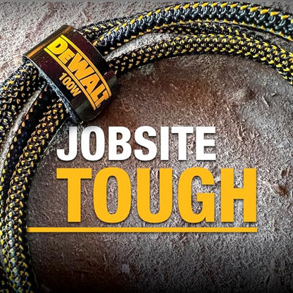 DEWALT Heavy Duty 100W USB C Cable, Jobsite 100 Watt USB C Cable, 4 ft - size: 4FT