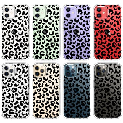 MOSNOVO Case for iPhone 12 & iPhone 12 Pro, [Buffertech 6.6ft Military-Grade Drop Protection] [Anti Peel Off Tech] Clear TPU Bumper Phone Case Cover Design - Black Leopard Print - color: Clear - Black Leopard Print, size: iPhone 12 / iPhone 12 Pro