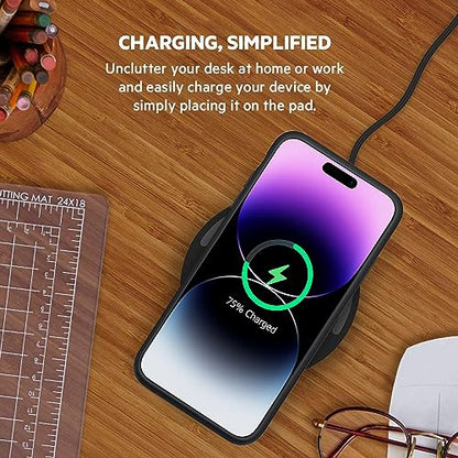 Wireless Charging Case for iPhone 14 Pro, 10000mAh High Capacity Portable Rechargeable Battery Case Wireless Charging Compatible with iPhone 14 Pro (6.1 inch) Extended Battery Charger Case (Black) - size: iPhone 14 Pro