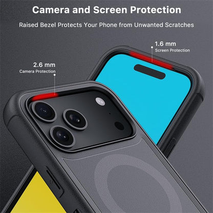 M MYBAT PRO for iPhone 17 Pro Case with Belt Clip Holster,[Compatible with Magsafe] w/Screen Protector,Anti-Drop,Shockproof,w 360°Rotating Kickstand,Heavy Duty Protection (Black) - color: Black