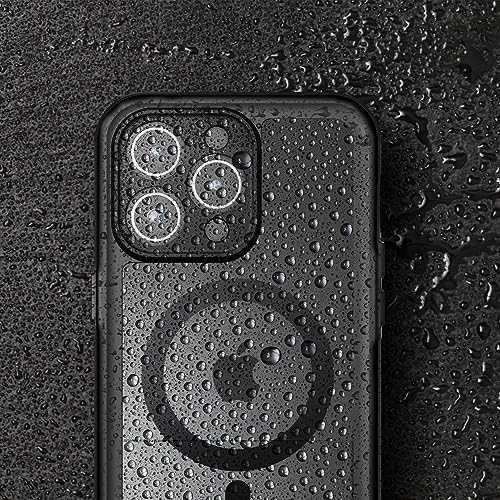 Encased Titan Designed for iPhone 15 Pro Max Waterproof Case with Belt Clip (Compatible with MagSafe) Full Body Protective Phone Case with Holster (iPhone 15 Pro Max) - size: iPhone 15 Pro Max