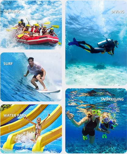 Waterproof Phone Pouch,Floatable Waterproof Phone Pouch with Touchscreen,Universal IPX8 Waterproof Cell Phone Case,Underwater Photography,for Swimming,Rafting,Diving,for All Models (Pink) - color: pink