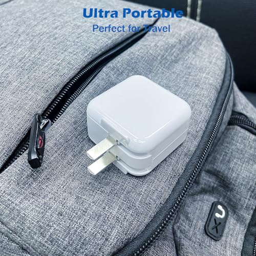Charger for iPad,12W Fast USB i Pad Charging Fast Foldable Block Portable - size: 1PACK 3FT