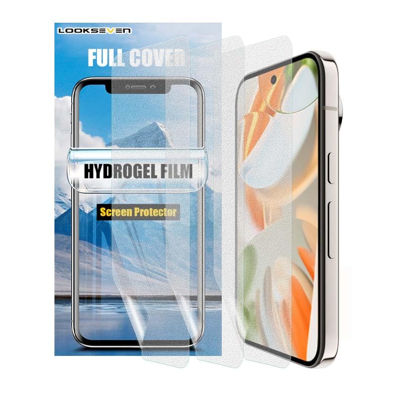 LOOKSEVEN 3 Pack Matte Soft Hydrogel Film For Google Pixel 9 Pro XL - size: Google Pixel 9 Pro XL