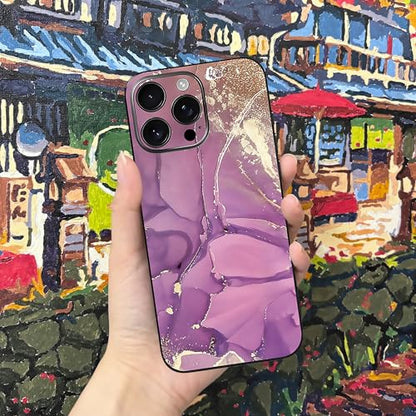 Skin Wrap Compatible with 13/14/15/16/17 Pro Max (Purple, 14 Pro Max) - color: Purple, size: 14 Pro Max