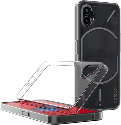 MaiJin Case for Nothing Phone 1 (6.55 inch) Soft TPU Rubber Gel Bumper Transparent Back Cover