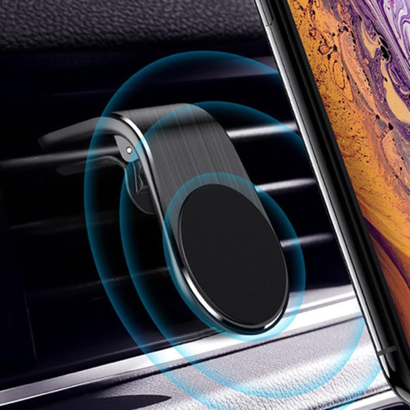 Magnetic Car Phone Mount Holder for Cell Phones Air Vent Phone Bracket Navigation for Smartphones Easy Installation Calling