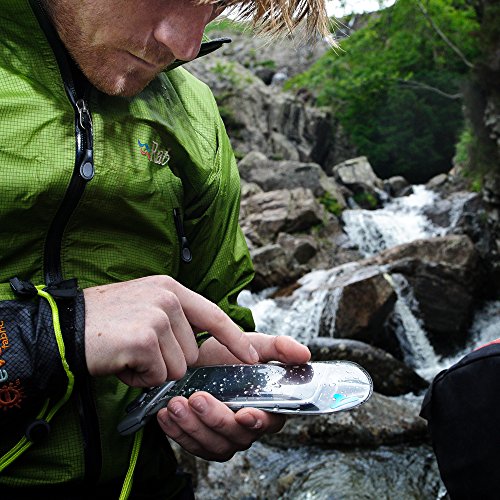 Aquapac Waterproof Phone Case, Mini, Grey | iPhone and Android, Made in The UK, Hiking, Mountain Biking, Running Accessory, Floating, IPX8 certified to 30 ft deep. - color: Grey, size: Mini