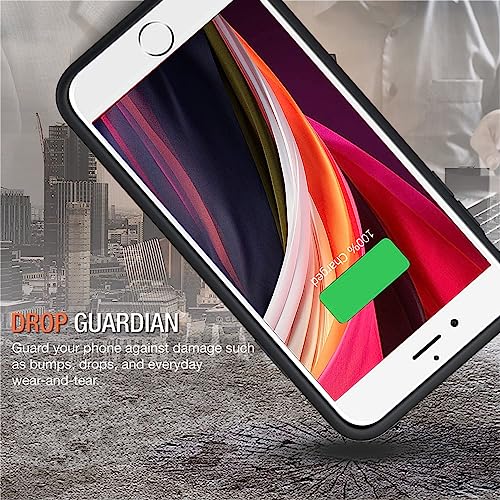 Battery Case for iPhone 6/6s/7/8/SE 2/SE 3, Enhanced 10000mAh High Capacity Portable Protective Charging Case Compatible with iPhone 6/6s/7/8/SE 2/SE 3 (4.0 inch) Extended Battery Charger Case (Black) - size: iPhone 6/6S/7/8/SE2/SE3