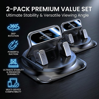 Car Phone Holder with 360 Degree Rotation 2026 Dashboard Phone Mount, 1PC