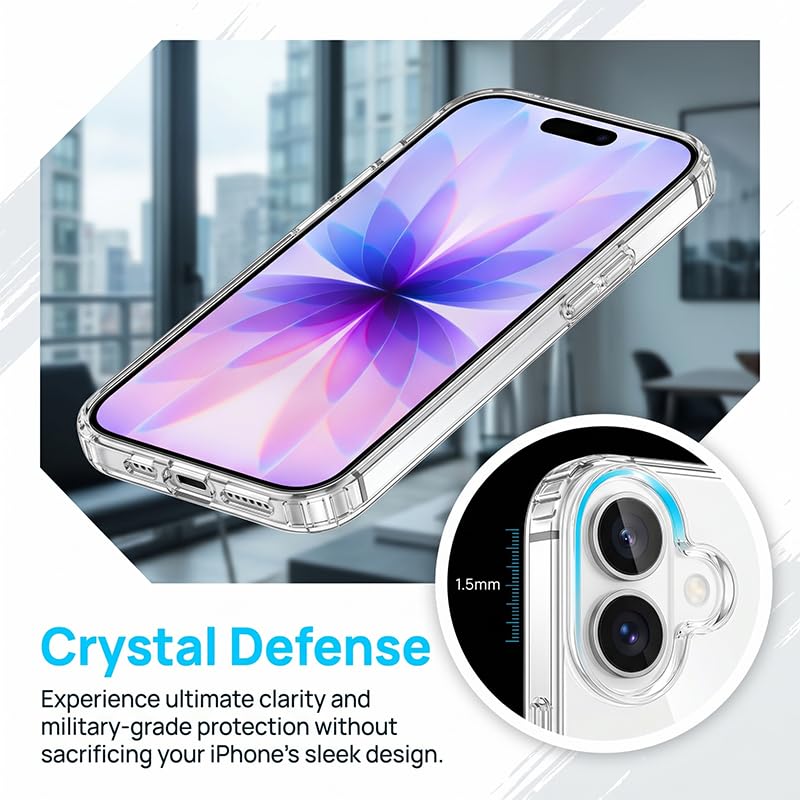Transparent, TPU, Shock-Resistant Case, Various Models, for Phone Protection, 16