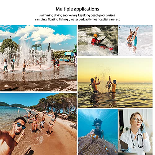 wellhouse Waterproof Phone Pouch, Waterproof Phone Case for iPhone 16 15 14 13 12 Pro Max XS Samsung, IPX8 3D Cellphone Dry Bag Beach Essentials (1 Pack - White7.0, 7 inch) - color: 1 Pack - White7.0"