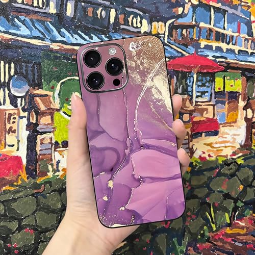 Skin Wrap Compatible with 13/14/15/16/17 Pro Max (Purple, 16 Pro Max) - color: Purple, size: 16 Pro Max