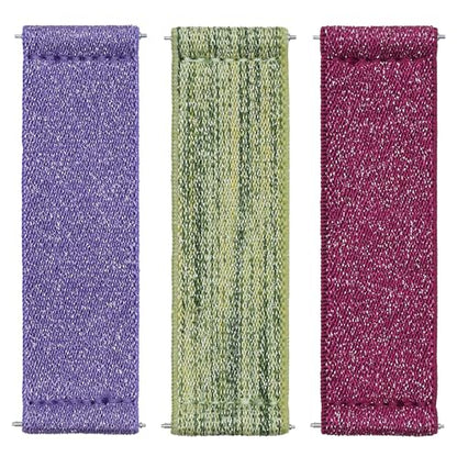 LOVEHANDLE PRO Strap 3-Pack - Purple, Sage + Cranberry Glitter - color: Elastic 1