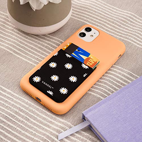 Vandel Pocket – Designer Stick-On Fabric Phone Wallet for Women and Men, Cute Credit Card Holder for Back of Phone and iPhone Case, Stretchy Fabric Adhesive Sleeve for All iPhones and Androids | Stylish Credit Card Holder for Phone Case, Stick On Back of