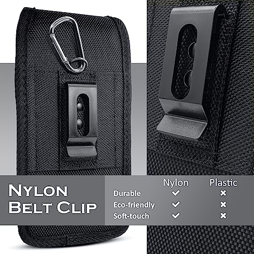Cell Phone Belt Case for iPhone & Pro (17 16 15 14 13 12 11 XS) - size: iPhone (X to 17 Pro)