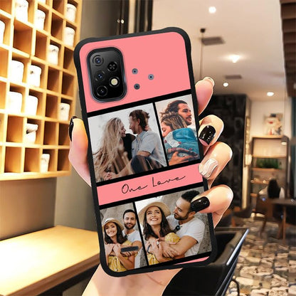 Personalized Case for UMIDIGI A15C/A15/A13 Pro/A13s/A13/A11 Pro Max/A7,A5 Pro/A3s/F3 SE/F3S/F3/F2/F1 Play/F1/S5 Pro Phone Cover with Picture Text Customizable,Customize Slim Thin TPU Protected Case - color: Template 02 - One Love