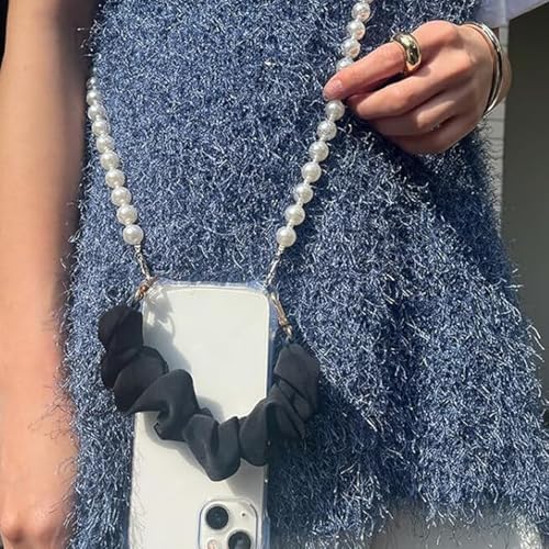 Phone Wrist Strap, Scrunchie Phone Lanyard with Tether Tab,Anti-Drop Hands-Free Wrist Strap (H) - color: H