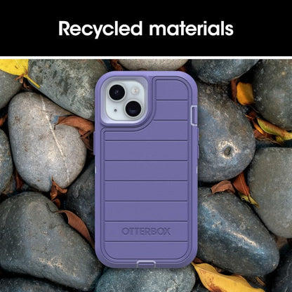 OtterBox iPhone 17e & iPhone 16e (Only) - Defender Series Case - Mountain Majesty (Purple) - Screenless - Rugged & Durable - with Port Protection - Holster Clip Includes - Microbial Defense Protection - color: Mountain Majesty (Purple), style: Non-MagSafe