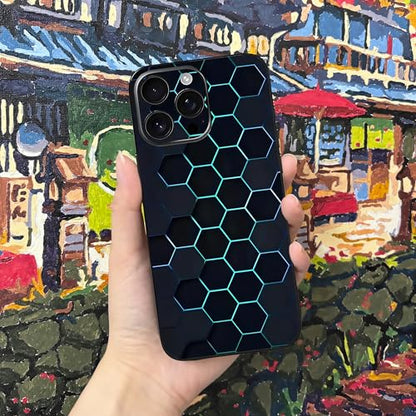 Skin Wrap Compatible with 13/14/15/16/17 Pro Max (Dark Blue, 16 Pro Max) - color: Dark Blue, size: 16 Pro Max