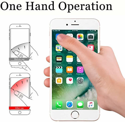(6 Pack) Collapsible Cell Phone Grip for Smartphones,Expanding Cellphone Holder for Phone - Colorful Stone