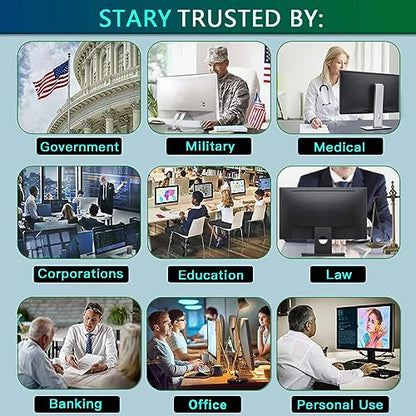 STARY [2 Pack 23.6 Inch Computer Monitor Privacy Screen for 16:9 Ratio - size: 23.6 Inch 16:9 Upgrade