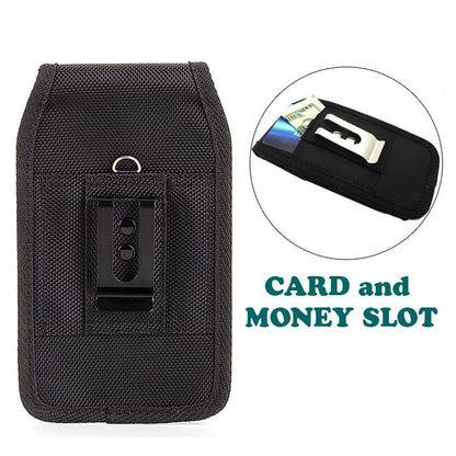 Case Belt Clip Rugged Holster Compatible with Motorola Moto G Power 5G (2024,2023,2022,2021,2020), Canvas Cover Pouch Carry Protective