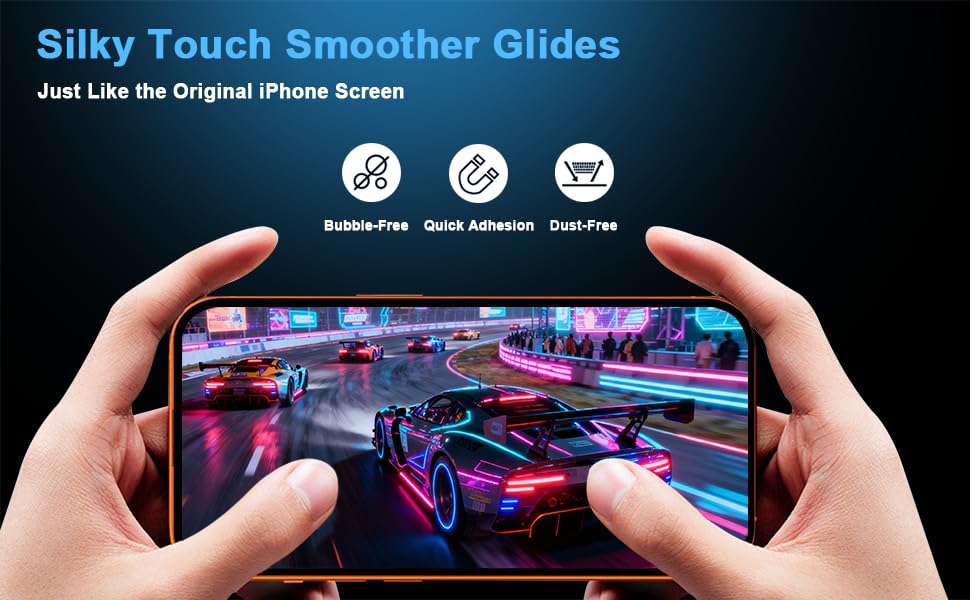 9H+ Tempered Glass for iPhone 17 Screen Protector with Auto Dust Removal Installation Frame Military Grade Protection (Scratch, Shatter, Drop Resistance) Full Edge Coverage 6.3" 2025, 2 Pack - size: iPhone 17