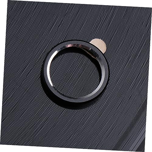 Lurrose 3pcs Metal Phone Lens Protector -scratch Camera Lens Cover for Full Surround Metal Texture Easy Application Black - color: Black