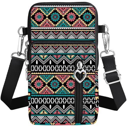 BIAOTIE Lightweight Small Crossbody bags Cell Phone Purses Travel Pouch Shoulder Bag for Women - color: Black-m