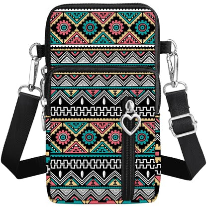 BIAOTIE Lightweight Small Crossbody bags Cell Phone Purses Travel Pouch Shoulder Bag for Women - color: Black-m