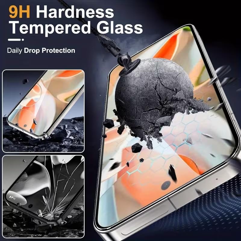 XDesign 3+3 Pack for Google Pixel 10 Pro Screen Protector 6.3 inch, 3 Pack Tempered Glass Screen Protector&3 Pack Camera Lens Protector - size: for Pixel 10 Pro Screen Protector
