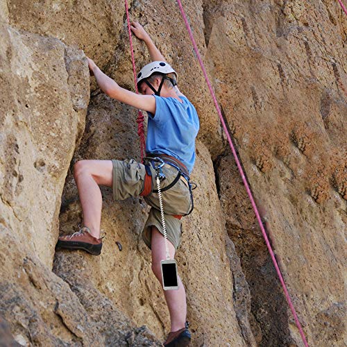 Doormoon Phone Tether Anti Theft, Phone Lanyard With Heavy Duty Carabiner - color: Transparent - 2 Pack