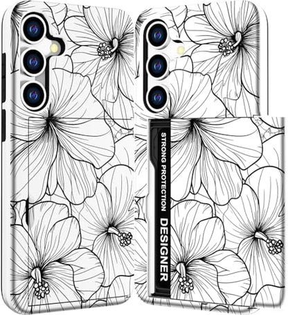 for Samsung Galaxy S24 / S25 Case - Black Elegant - color: Black Elegant